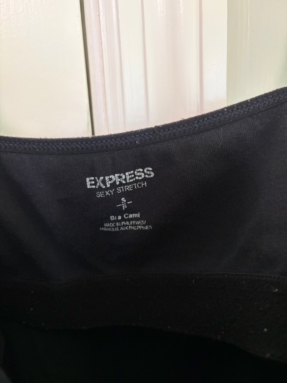 Express Black Spaghetti-Strap Camisole - Picture 3 of 3